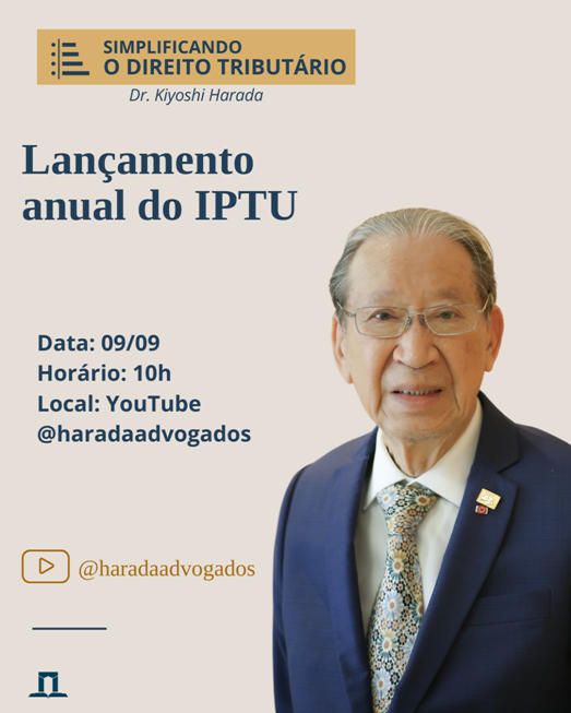 Lançamento anual do IPTU
